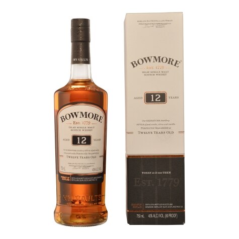 12 Bowmore Scotch Single Year Islay Malt Old