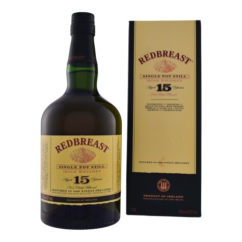 Whisky Irlandais - REDBREAST 15 ans Single Pot Still - Redbreast